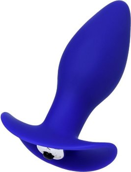 Синяя анальная вибровтулка Fancy - 10,7 см.