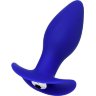 Синяя анальная вибровтулка Fancy - 10,7 см.