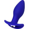 Синяя анальная вибровтулка Fancy - 10,7 см.