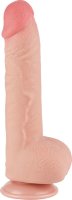Телесный фаллоимитатор 9.5 Sliding Skin Dual Layer Dong - 24 см.
