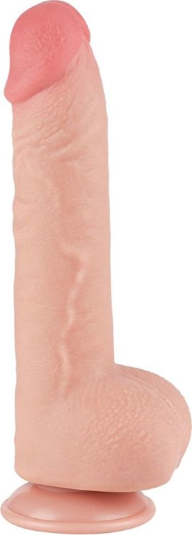 Телесный фаллоимитатор 9.5 Sliding Skin Dual Layer Dong - 24 см.