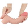 Телесный фаллоимитатор 9.5 Sliding Skin Dual Layer Dong - 24 см.