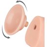 Телесный фаллоимитатор 9.5 Sliding Skin Dual Layer Dong - 24 см.
