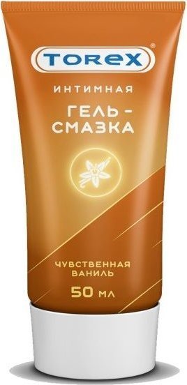 Смазка на водной основе TOREX Чувственная ваниль - 50 мл.
