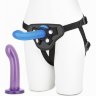 Страпон унисекс Beginners Strap-On с 2 насадками - 15 и 13 см.
