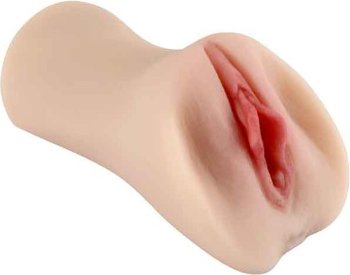 Телесный тугой мастурбатор-вагина