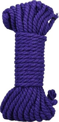 Фиолетовая верёвка для связывания и фиксации Bind Tie - 9,14 м. Длина: 914 см. Фиолетовая верёвка для связывания и фиксации Bind&Tie. Страна: Китай.