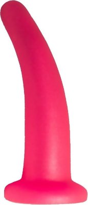 Розовый изогнутый стимулятор простаты из геля - 12,5 см.  Цена 721 руб. Длина: 12.5 см. Диаметр: 2.5 см. Розовый изогнутый стимулятор простаты из геля. Страна: Россия. Материал: поливинилхлорид (ПВХ, PVC).