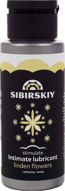Возбуждающий интимный лубрикант SIBIRSKIY с ароматом цветков липы - 100 мл.