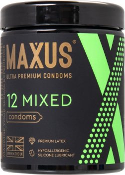 Презервативы MAXUS Mixed - 12 шт.