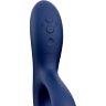 Темно-синий вибратор-кролик We-Vibe Nova 2 - 20,5 см.