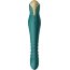 Изумрудный вибратор King с функцией возвратно-поступательных движений - 30,2 см.  Цена 39 709 руб. - Изумрудный вибратор King с функцией возвратно-поступательных движений - 30,2 см.