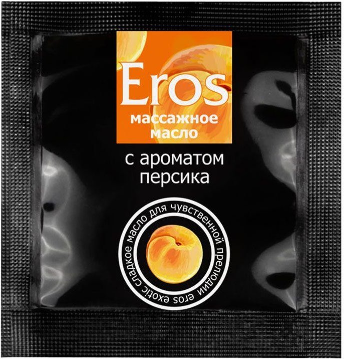 Саше массажного масла Eros exotic с ароматом персика - 4 гр.