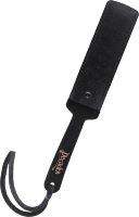 Черный кожаный пэддл - 37 см.