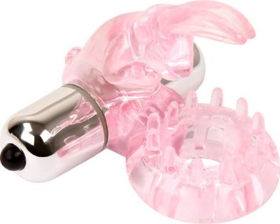 Эрекционное розовое виброкольцо с клиторальным зайчиком  Цена 2 148 руб. Очень забавной и интригующей игрушкой в категории интимных товаров является виброкольцо в форме зайчика. Экзотическая секс-игрушка представляет собой кольцо с элементом в виде розового зайчика, который предназначен для стимуляции клитора. Виброкольцо приятное на ощупь и хорошо растягивается, это позволяет применять его для любого размера пениса. При глубоком проникновении насадка оказывает сильное воздействие на клитор. Стильная и оригинальная секс-игрушка значительно разнообразит Ваш сексуальный мир. Внутренний диаметр - 3,5 см. Батарейки в комплекте. Страна: Китай. Материал: термопластичная резина (TPR). Батарейки: 3 шт., тип LR44.