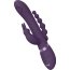 Фиолетовый анально-вагинальный вибромассажер Rini - 22,3 см.  Цена 14 230 руб. - Фиолетовый анально-вагинальный вибромассажер Rini - 22,3 см.