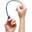 Набор из 3 синих силиконовых уретральных расширителей Invasion Silicone Urethral Sound Trainer Set - Набор из 3 синих силиконовых уретральных расширителей Invasion Silicone Urethral Sound Trainer Set