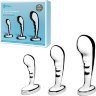 Набор из 3 стальных стимуляторов простаты Stainless Steel P-spot Training Set
