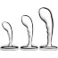 Набор из 3 стальных стимуляторов простаты Stainless Steel P-spot Training Set - Набор из 3 стальных стимуляторов простаты Stainless Steel P-spot Training Set