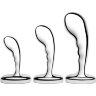Набор из 3 стальных стимуляторов простаты Stainless Steel P-spot Training Set