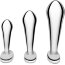 Набор из 3 стальных стимуляторов простаты Stainless Steel P-spot Training Set - Набор из 3 стальных стимуляторов простаты Stainless Steel P-spot Training Set