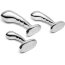 Набор из 3 стальных стимуляторов простаты Stainless Steel P-spot Training Set - Набор из 3 стальных стимуляторов простаты Stainless Steel P-spot Training Set