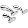 Набор из 3 стальных стимуляторов простаты Stainless Steel P-spot Training Set