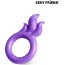 Фиолетовое эрекционное кольцо с язычками пламени  Цена 858 руб. - Фиолетовое эрекционное кольцо с язычками пламени