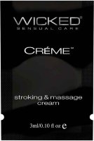 Крем для массажа и мастурбации Wicked Stroking and Massage Creme - 3 мл.