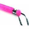 Нежная плеть с розовым мехом BDSM Light - 43 см.