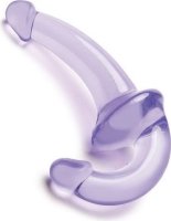Фиолетовый безремневой страпон Strapless Strap-On