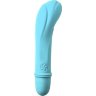 Голубой мини-вибратор Universe Secret Flower - 12,6 см.