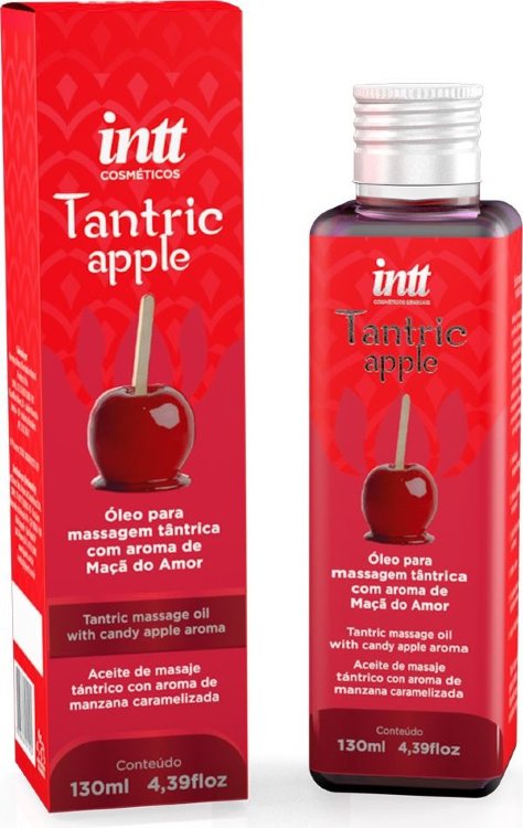 Массажное масло Tantric Apple с ароматом яблока - 130 мл.