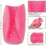 Розовый рельефный мастурбатор Beaded Grip  Цена 4 044 руб. - Розовый рельефный мастурбатор Beaded Grip
