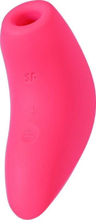 Розовый вакуум-волновой бесконтактный стимулятор клитора Magnetic Deep Pulse