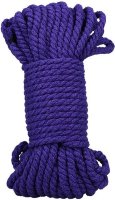Фиолетовая верёвка для связывания и фиксации Bind Tie - 15,24 м.