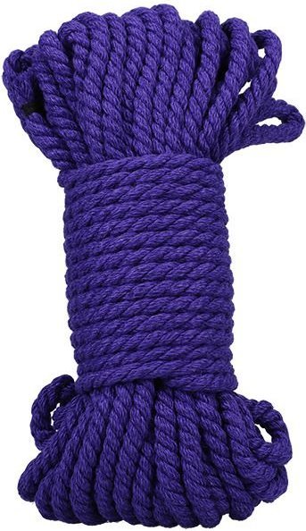 Фиолетовая верёвка для связывания и фиксации Bind Tie - 15,24 м.