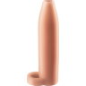Насадка-расширитель с кольцом для подхвата мошонки Real Feel Enhancer - 14 см.