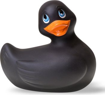 Черный вибратор-уточка I Rub My Duckie 2.0