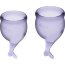 Набор фиолетовых менструальных чаш Feel secure Menstrual Cup  Цена 1 772 руб. - Набор фиолетовых менструальных чаш Feel secure Menstrual Cup