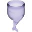 Набор фиолетовых менструальных чаш Feel secure Menstrual Cup  Цена 1 772 руб. - Набор фиолетовых менструальных чаш Feel secure Menstrual Cup