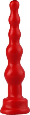 Красный анальный стимулятор-ёлочка - 14,5 см.  Цена 1 000 руб. Длина: 14.5 см. Диаметр: 3.5 см. Превосходный анальный стимулятор, который прекрасно подойдет как парам, стремящимся разнообразить свою сексуальную жизнь, так и женщинам, которые впервые хотят заняться анальным сексом. Кроме того, елочку можно использовать для стимуляции ануса мужчин, что согласно советам сексологов, может доставить сильной половине человечества бездну приятных ощущений. Данная секс- игрушка, благодаря своим небольшим размерам, сможет помочь женщине преодолеть страхи, связанные с анальным сексом. Стимулятор-елочка обладает удобной формой и приятной на ощупь текстурой, если вы хотите изведать все радости безудержного секса, лучшего вам просто не найти. Страна: Россия. Материал: ПВХ-силикон.