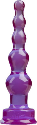 Фиолетовая анальная ёлочка SpectraGels Purple Anal Tool - 17,5 см.  Цена 2 990 руб. Длина: 17.5 см. Диаметр: 3.3 см. Хороводы вокруг этой фиолетовой «ёлочки» доставят вам массу наслаждения! Позвольте стимулятору войти в вашу попку, погрузиться в вас до самого основания. Упругая и мягкая, расширяющаяся книзу, втулка заставит трепетать от удовольствия каждую клеточку вашего ануса! Спорим, вам будет хотеться еще и еще? Рабочая длина - 13 см. Страна: Китай. Материал: поливинилхлорид (ПВХ, PVC).