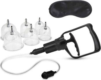 Набор из 6 вакуумных банок с насосом Erotic Suction Cupping Set