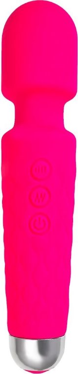 Розовый жезловый вибратор Peony - 20,5 см.