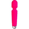 Розовый жезловый вибратор Peony - 20,5 см.