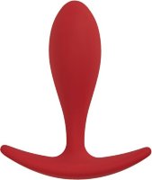 Бордовая анальная пробка Lito S - 7,3 см.
