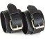 Черные кожаные наручники с пряжками IDEAL  Цена 1 989 руб. - Черные кожаные наручники с пряжками IDEAL