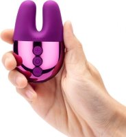 Фиолетовый вибратор с ушками Le Wand Double Vibe
