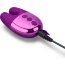 Фиолетовый вибратор с ушками Le Wand Double Vibe  Цена 23 470 руб. - Фиолетовый вибратор с ушками Le Wand Double Vibe
